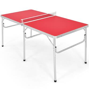 SWEEEK Mini table de ping pong 150x75cm - table pliable INDOOR