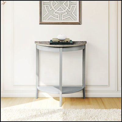 Console en chêne naturel Justino avec rangement spacieux, parfaite pour la décoration moderne et minimaliste.