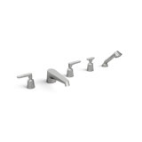 Twenties 5-hole Bathtub Mixer with Diverter and Hand Shower