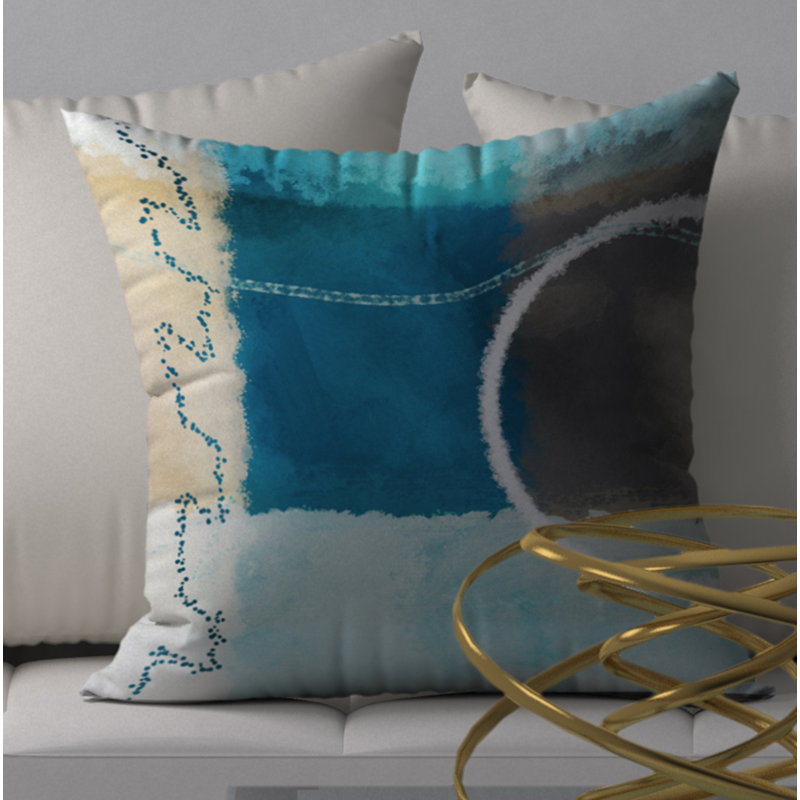 Housse de coussin carrée/insert, 18" x 18"