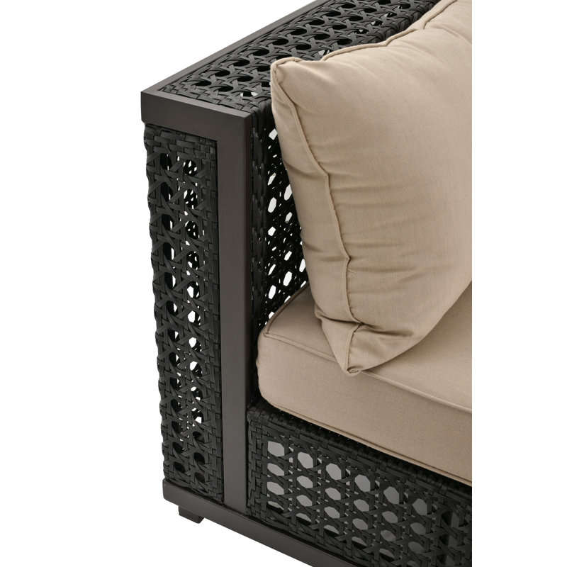 53.93'' Wide Rectangle Loveseat with Sunbrella® Cushions