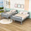 Lit superposé simple au-dessus de double Dijana, lit superposé en bois avec échelle-1933891226