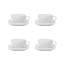 Carré White Teacup