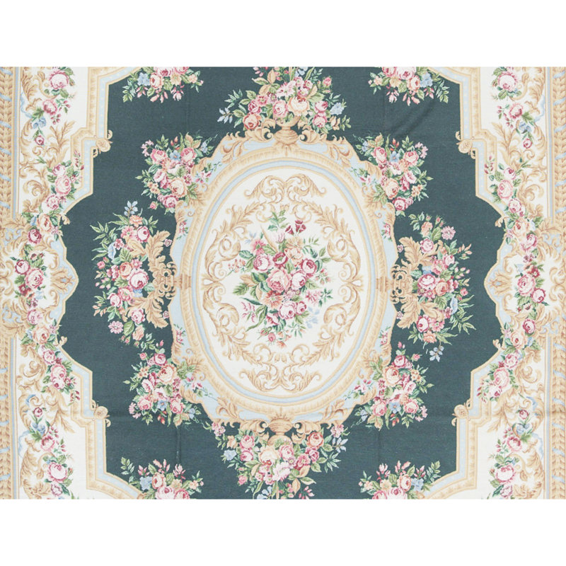 Wool Floral Area Rug