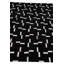 Tapis noir Juliana