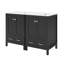 Meuble-lavabo de 48 pouces avec lavabo, tiroir divisé et tablette de porte double couche-118027676