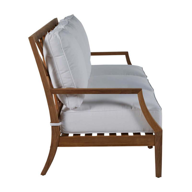 Natural Teak, Natural White, No welt + Standard fill