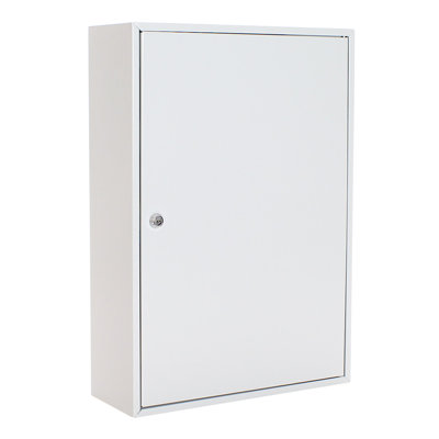 Metal Wall Organizer with Key Hooks