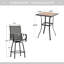  Ensemble bistro carré pour 2 personnes 32 po Square