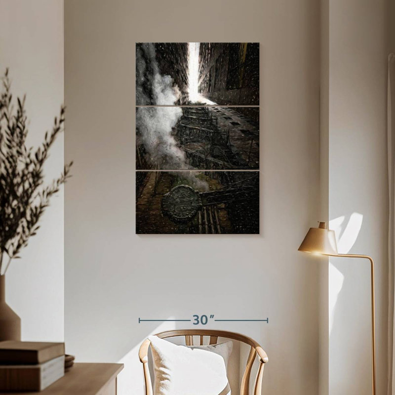 Sireci Chicago Black And White, 57" H x 36" W