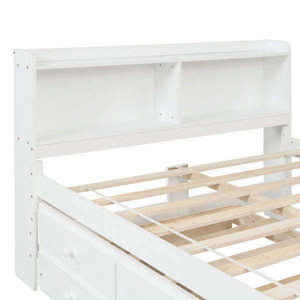 Lark Manor Aideyn Bookcase Storage Bed | Wayfair