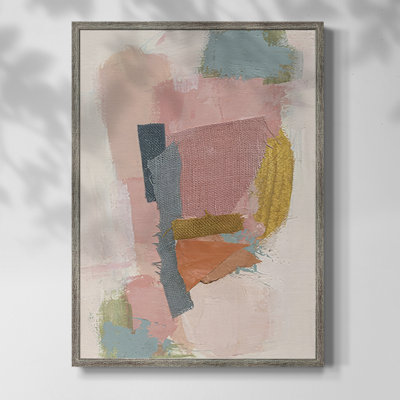 Touch of Orange II, reproduction encadrée - bois massif