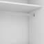 Armoire moderne à 3 portes avec tablettes Modern Minimalist