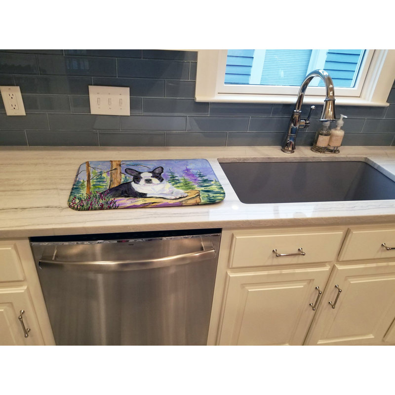 Tapis de séchage terrier boston