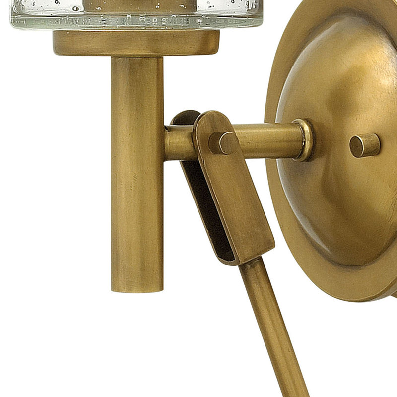 Collier 1-Light Armed Sconce, Heritage Brass