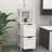 Bathroom Floor Cabinet With 2 Drawers And 1 Storage Shelf
