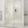 Unidoor 51" W x 72" H Hinged Frameless Shower Door with Clearmax™ Technology