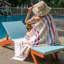 Serviette de plage 100% coton-75204785