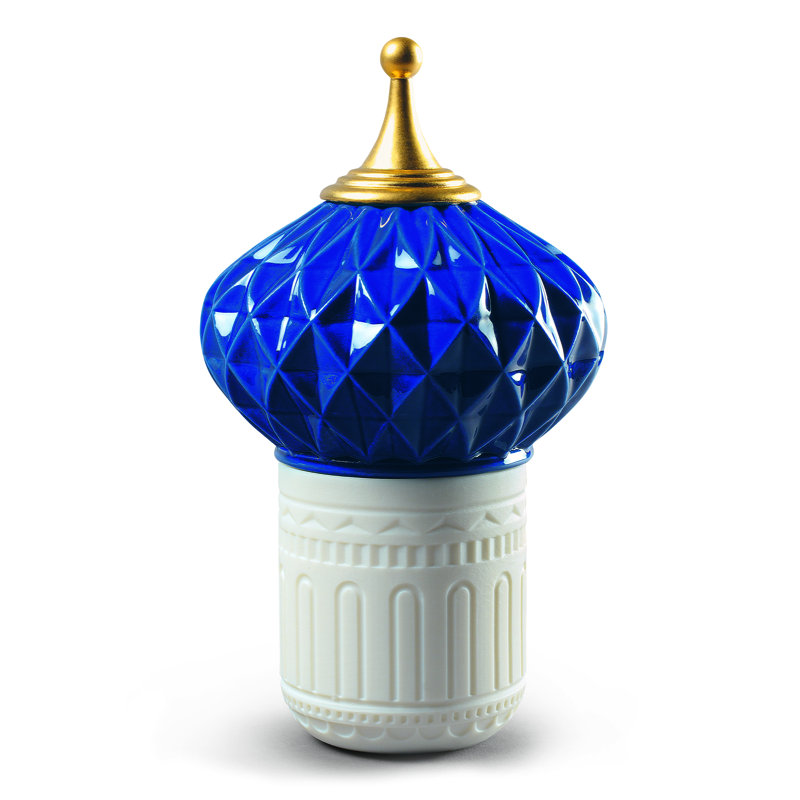 Bougie parfumée Spire, Bleu