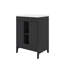 Armoire de meuble-lavabo 24 po avec tiroirs simples et porte et tablette flexible-904323717