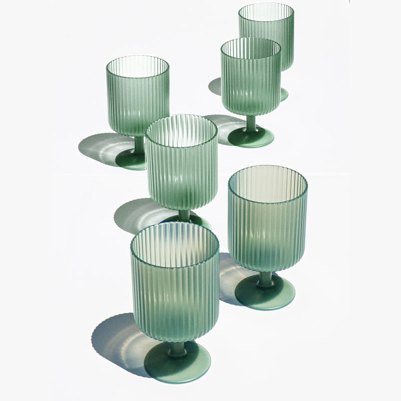 Tarhong 15 oz. Goblet Set, Green