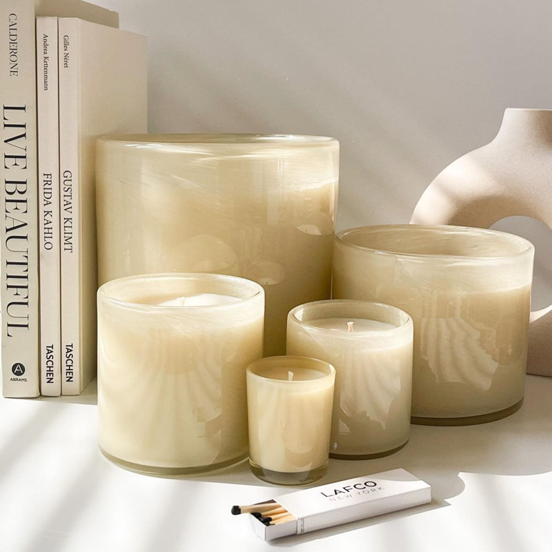 Chamomile Lavender Scented Jar Candle
