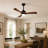 42" 3-Blade Solid Wood Ceiling Fan with Light & Remote-343931119-343931112-343931115