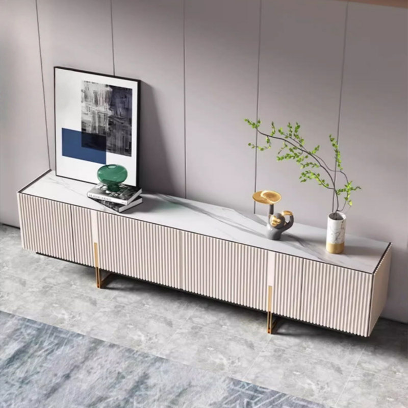 Meuble télé moderne et simple, H 23,62 po x L 86,61 po x l 15,75 po