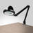 Lightview Pro 33 in. Adjustable Swing Arm Integrated 2.25X Magnifying Dimmable LED Desk Clamp Lamp-1422365815