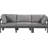 Kylis 90'' Wide Aluminum Patio Sofa with Cushions-61189571-61209822
