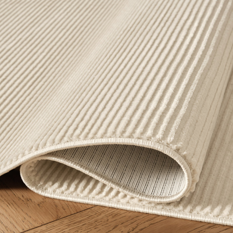 Stripe Washable Rug, Rectangle 5'3" x 7'10"