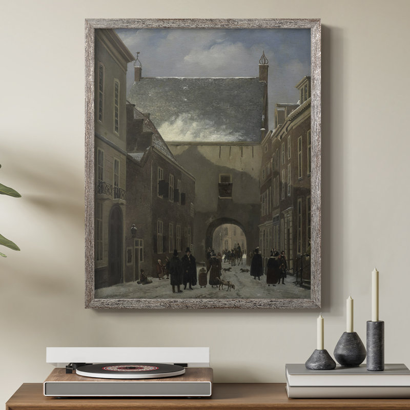 Reproduction encadrée vintage en bois massif Lxxxi, H 11 po x l 9 po