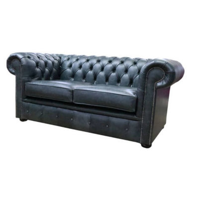 2 Seater Full Grain Leather Sofa