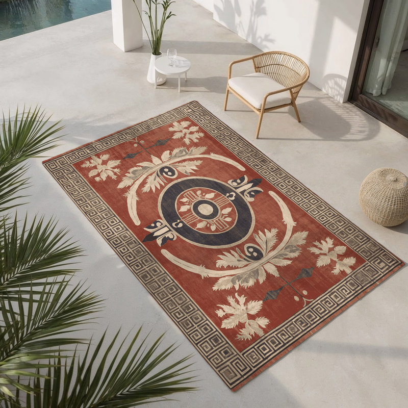 Tapis intérieur et extérieur Rhodes, Rectangle 4pi x 6 pi