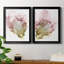 «Flowering Pink I», ensemble de 2 impressions sur toile encadrées-786425551-786425550