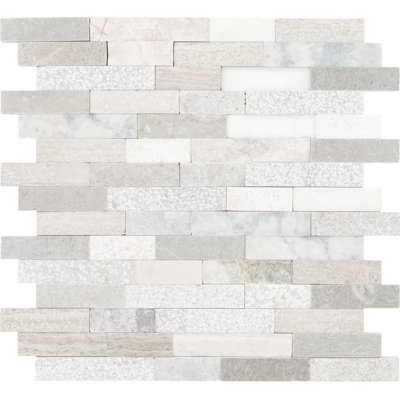Carreau de mosaïque murale en pierre naturelle 12 "x 13" Presario