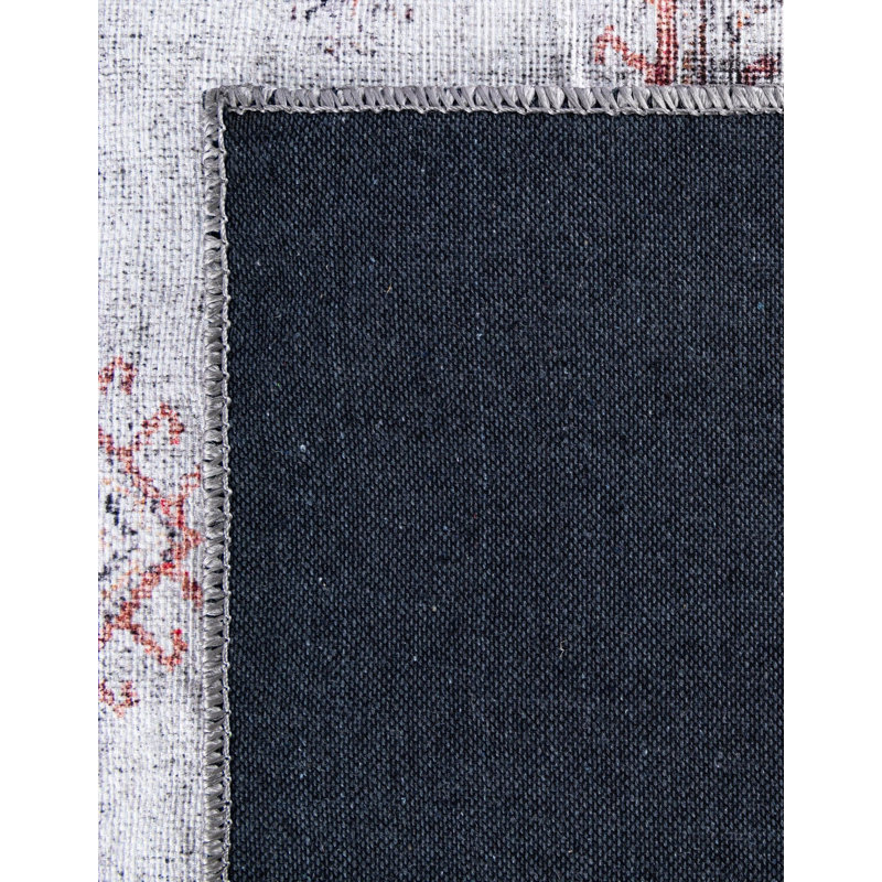 Macchione Performance Chenille Floral Indoor Rug, Rectangle 6'1" x 9'