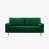 Velours vert