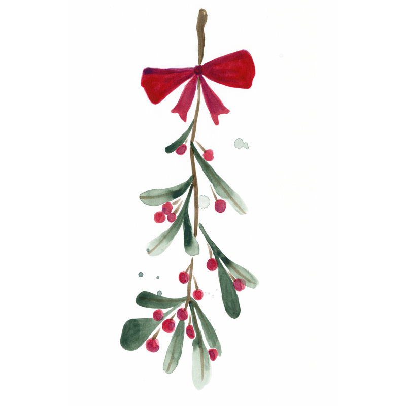 Warm Winter Wishes VI by June Erica Vess - Painting Print, 91 cm H x 61 cm W, Wrapped Canvas