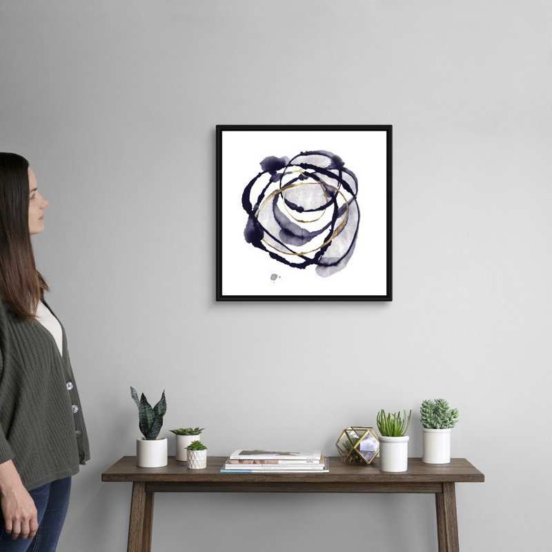 « Around the Universe » par PI studio, impression sur toile, H 22 po x l 22 po x P 1,75 po, Toile avec cadre noir
