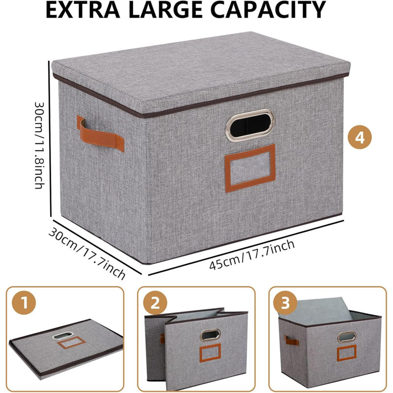 Ebern Designs Fabric Bin