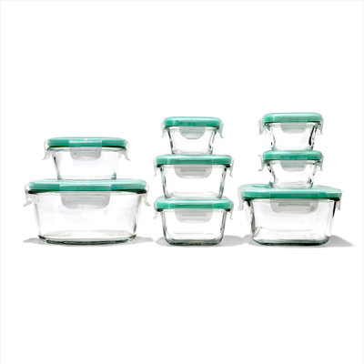 OXO Good Grips 16 Piece Glass Smart Seal Everyday Container Set