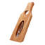 1 Bottle Solid Wood Corner Design Wine Bottle Rack Beige
