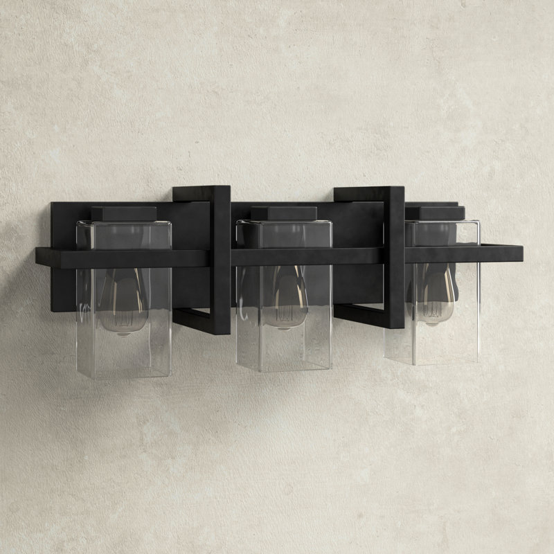 Aya 3-Light Dimmable Steel Vanity Light