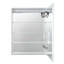 Armoire de salle de bain à surface ou encastrée à DEL avec miroir, désembueur, température de couleur réglable, prise USB, 3 tablettes réglables en verre trempé-1823746221-1823746223