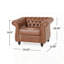 Fauteuil d'appoint capitonné