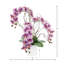 Modern Orchid Arrangement in Round Fiberstone Pot-1084581255