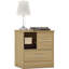 Cascio 1 Drawer Bedside Table-67988013