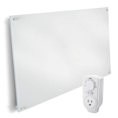 ECONO HOME 600 Watt Watt 2047 BTU BTU Electric High Efficiency Wall Mounted  Space Heater with Adjustable Thermostat u0026 Reviews | Wayfair