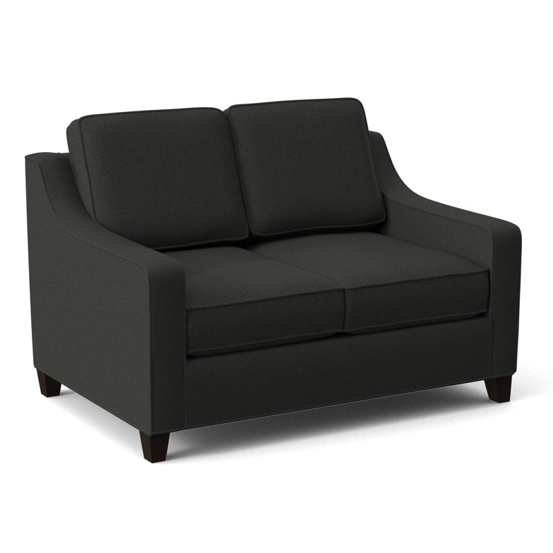 Clark 54" Square Arm Sofa Bed, Dorset Charcoal, Cafelle